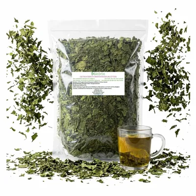 Produktbild von Brennnesselblätter getrocknet 500 g (2 x 250 g) – ganze Blätter, ohne Gentechnik – loser Brennnesseltee