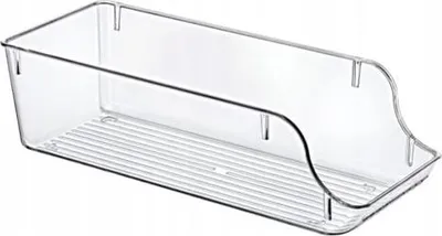 Produktbild von Transparenter Kühlschrank-Organizer 35x14x10cm - Vielseitige Aufbewahrung für Küche und Büro
