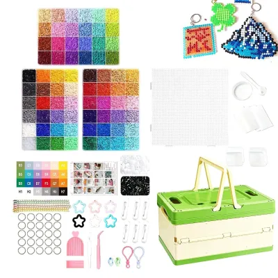 Image de Elzusha - Kit de création avec des perles à repasser pour des projets créatifs