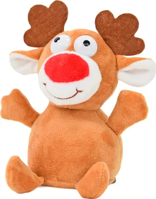 Produktbild von Labertier Rentier RUDOLPH Wackelkopf Weihnachten 18,5 cm