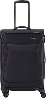Produktbild von Travelite Chios Trolley M, 42 x 67 x 27 cm, 4 Räder, Polyester, Schwarz, nicht als Handgepäck, Reparatur-Service in Deutschland