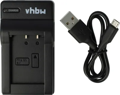 Produktbild von vhbw USB-C Ladegerät kompatibel mit Sony Cybershot DSC-RX100 III, DSC-RX100 I, DSC-RX100 Kamera Camcorder - Ladeschale + USB-C Kabel Ladeanzeige