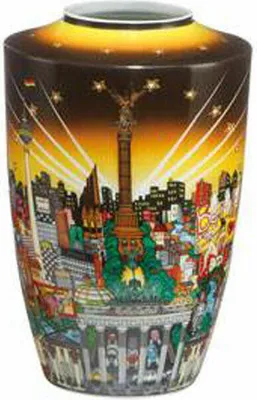 Image de Goebel My Berlin, Your Berlin - Vase Charles Fazzino Pop Art 67090121