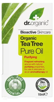 Productafbeelding van Dr Organic Tea Tree Pure Oil (10 ml)