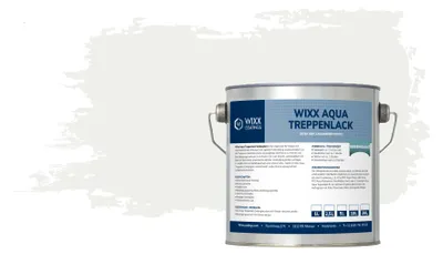Produktbild von Wixx Aqua Treppenlack Seidenglanz - RAL 9016 | Verkehrsweiß - 2,5L