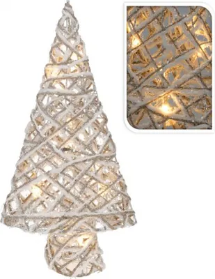 Produktbild von LED Weihnachtsbaum, 40 cm, weiß