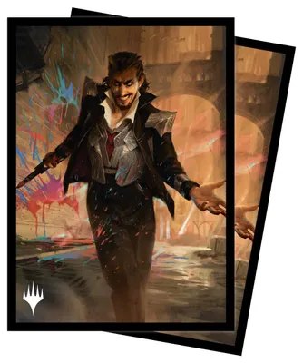 Produktbild von 100 Ultra Pro MtG Magic Sleeves - Streets of New Capenna Commander (66x91mm)