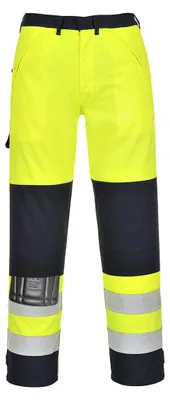 Immagine prodotto di Portwest FR62 Pantalone multinormale ad alta visibilità giallo/marino taglia S