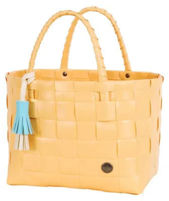 Produktbild von Handed By Shopper Paris Mini Golden Yellow mit Quaste in Soft Aqua Green