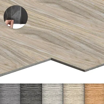 Produktbild von YARDIN PVC Bodenbelag Vinylboden Selbstklebend mit Holz-Effekt, 18 Vinyl Fliesen 2,51m² Bodenfliesen Selbstklebend, Klebefliesen Boden Verschleißfest Wasserfest für Wohnzimmer Küche, Eiche Grau