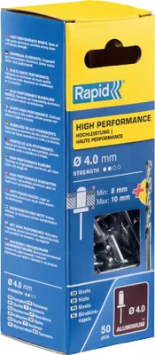 Zdjęcie produktu dla Rapid 4 * 14 High Performance Rivets, 50 pcs