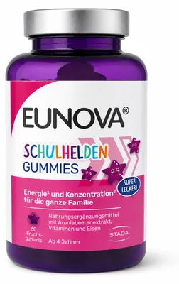 Zdjęcie produktu dla EUNOVA Schulhelden, gumowe cukierki, 60 sztuk.
