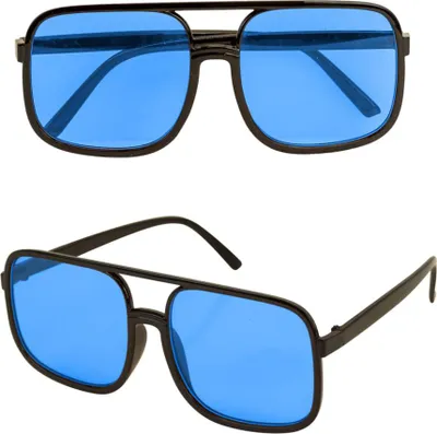 Produktbild von 90er Jahre Hiphop Brille blau