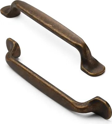 Produktbild von Vintage Möbelgriffe - antikes Messing - 10 Stück