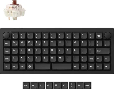 Obrázok produktu pre Mechanická klávesnica Keychron Q15 Max QMK Kabelloss, Hot-Swap, RGB LED, QWERTY US Layout, Gateron Jupiter Brown Q15M-M3