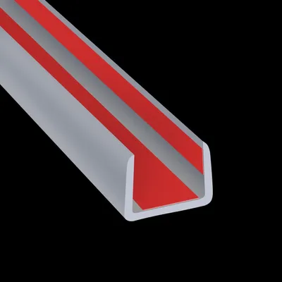 Produktbild von Solidchoice – Gummiliste in U-Form zur Möbelkantenverdeckung, 12,7 mm, selbstklebend, 6 Meter