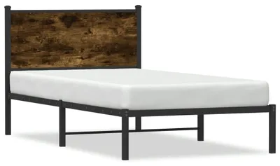 Imagen del producto de Estructura de cama de acero de 100 x 190 cm con espacio de almacenamiento