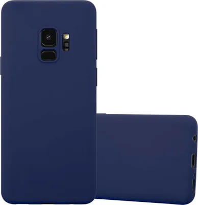 Image de Cadorabo Housse pour Samsung Galaxy S9 Housse en bleu Housse pour portable TPU Silicone Etui Case Cover