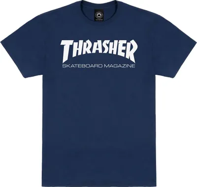 Produktbild von Thrasher Skate Mag Kurzarm-t-shirt Blau S Herren Blau S