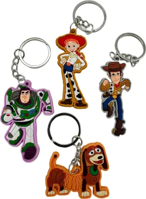 Produktbild von Schlüsselanhänger  Mini Anhänger Geschenk Cartoon Schlüsselanhänger Silikon Schlüsselanhänger für Handyhülle Charme Rucksack Geschenk Schlüsselanhänger Disney Toy Story Jessie