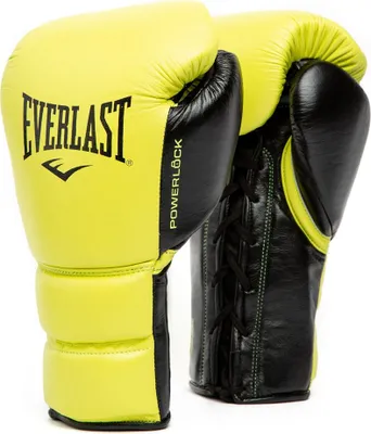 Produktbild von Everlast Powerlock 2 Pro Training Laced Glove Neon Yellow