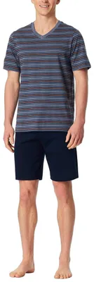 Productafbeelding van Schiesser heren pyjama, korte mouwen, V-hals - Pyjama set