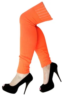 Produktbild von krautwear Damen Beinwärmer Stulpen Overknee, 70 cm, gestrickt, 80er Jahre