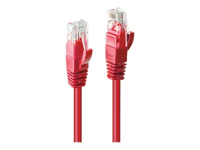 Productafbeelding van Lindy 48038 Cat6 U/UTP-kabel, rood, 15 meter