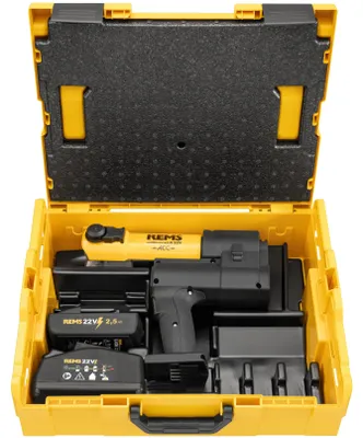 Obrázek produktu pro REMS AKKU-PRESS E 22V ACC BASIC-PACK L-BOXX (pro výrobu) 576017 R220