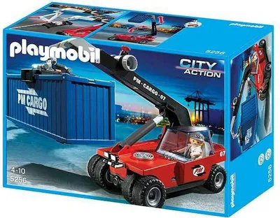 Produktbild von PLAYMOBIL 5256 Großer Containerstapler