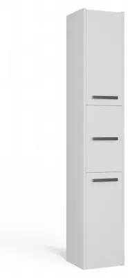 Produktbild von Topeshop S33 BIEL, Weiß, Frei stehend, 6 Regale, 3 Tür(en), Partikelbord, Matt