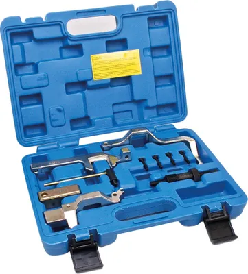 Immagine prodotto di Kit messa in fase motori, attrezzi per il bloccaggio della cinghia di distribuzione dell'albero a camme del motore, compatibile con Citroën, Peugeot, Mini 1.4, 1.6 16V
