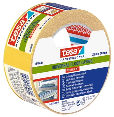 Image de Ruban adhésif double-face toilé extra fort 25m x 50mm - TESA - 49440000005