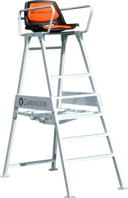 Produktbild von CARRINGTON Schiedsrichterstuhl aus Aluminium Wettkampf weiß - Ideal für Ihre Tennisplätze!