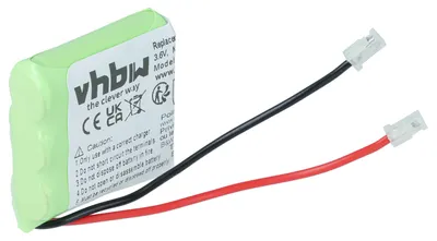 Produktbild von vhbw Akku für diverse Geräte (300mAh, 3,6V, NiMH) 3x Zellen Typ 2/3 AAA, 2/3 Micro