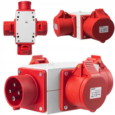 Produktbild von Adelid 3-phasiger Verteiler 3x32A IP44 Starkstromadapter