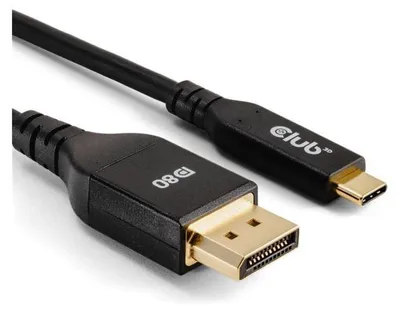 Produktbild von Club3D Kabel USB Typ C <-> DP 2.1 1m 10K60Hz St/St