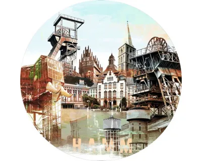 Produktbild von Glasbild Hamm Wahrzeichen Ø 50 cm