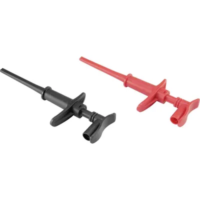 Zdjęcie produktu dla VOLTCRAFT wtyk 4 mm CAT III 1000 V, CAT IV 600 V czarny/czerwony MSK-118 (VC-8371755)