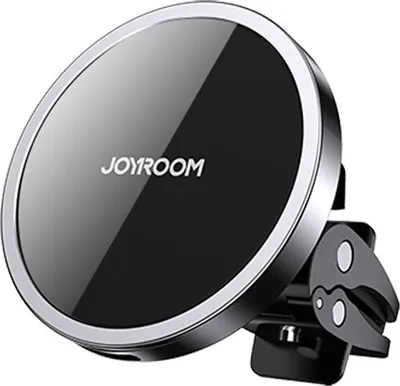 Obrázok produktu pre Joyroom magnetický držiak do auta Qi bezdrôtová indukčná nabíjačka 15 W (kompatibilná s MagSafe pre iPhone) čierna (JR-ZS240)