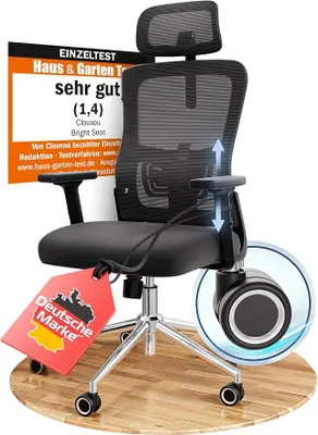 Imagen del producto de Silla de oficina BrightSeat, diseño ergonómico [GANADORA EN LA PRUEBA]