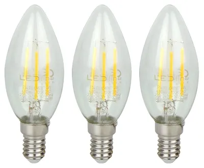 Produktbild von LED Line E14 LED-Lampe B35 4W 480lm 4000K tralweiß 3 Stück
