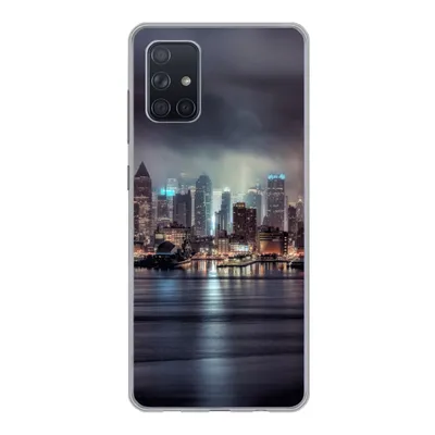 Produktbild von MuchoWow® Handyhülle Schutzhülle Hülle für Samsung Galaxy A51 5G New York - Amerika - Skyline Silikon Softcase Handy Hülle - Abbildung