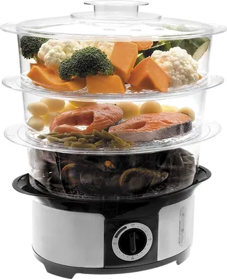 Image de Lacor - 69121 - Cuisine électrique à vapeur 1000W - Gris