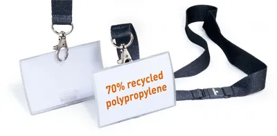 Obrázok produktu pre Durable 8217, Na šírku, Priehľadná, 90 mm, 54 mm, 10 kusov