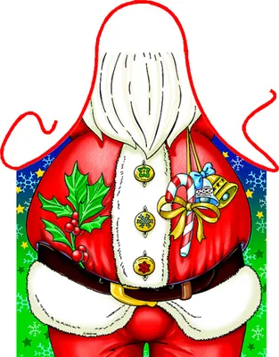 Produktbild von Grill u. Küchenschürze - Weihnachtsmann