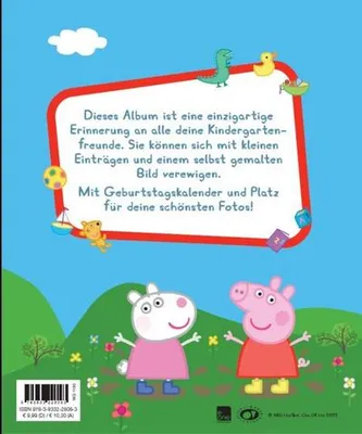 Produktbild von Panini Peppa Pig - Kindergartenfreundebuch