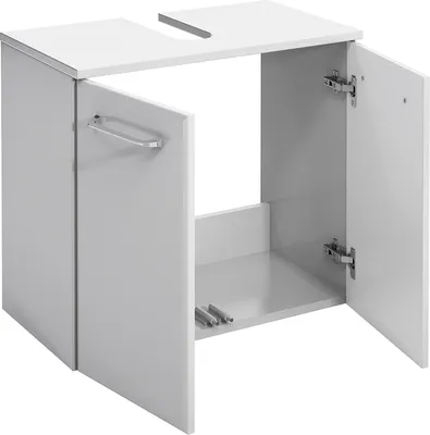 Produktbild von Waschbeckenunterschrank QUEBEC-66 in weiß Hochglanz, B/H/T: ca. 60/53/33 cm
