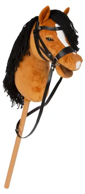 Image de Petit pied - Cheval de bâton Mélodie brune