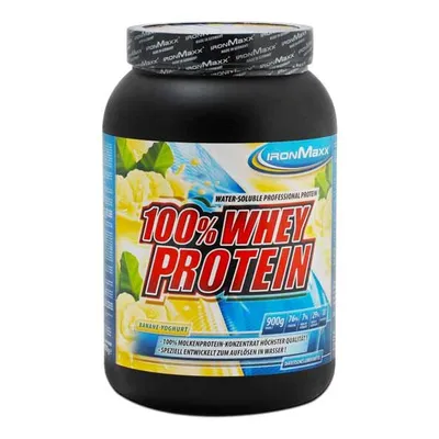 Produktbild von IronMaxx 100 % Whey Protein, 900 g Dose